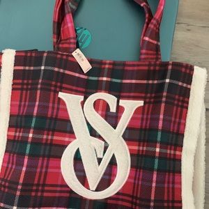Plaid Victoria secret  bag